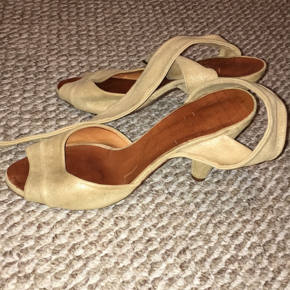 CHIE MIHARA ANKLE STRAP SOFT REAL SOFT SUEDE PEEP TOE SHOES SIZE 40 - Picture 6 of 14
